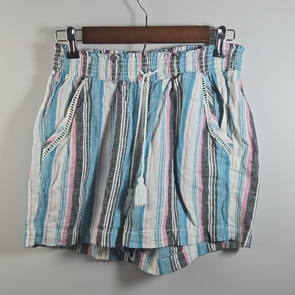 Briggs Linen Stripped Shorts